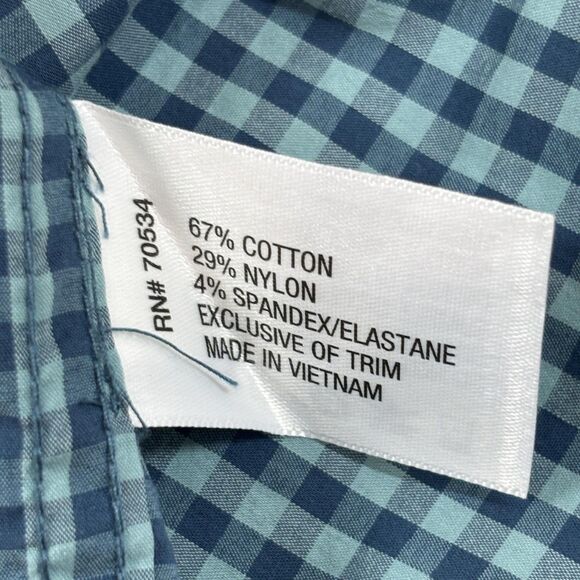 Orvis River Guide Long Sleeve Shirt Men's Medium Blue Plaid Active Fit Pockets - Picture 8 of 9